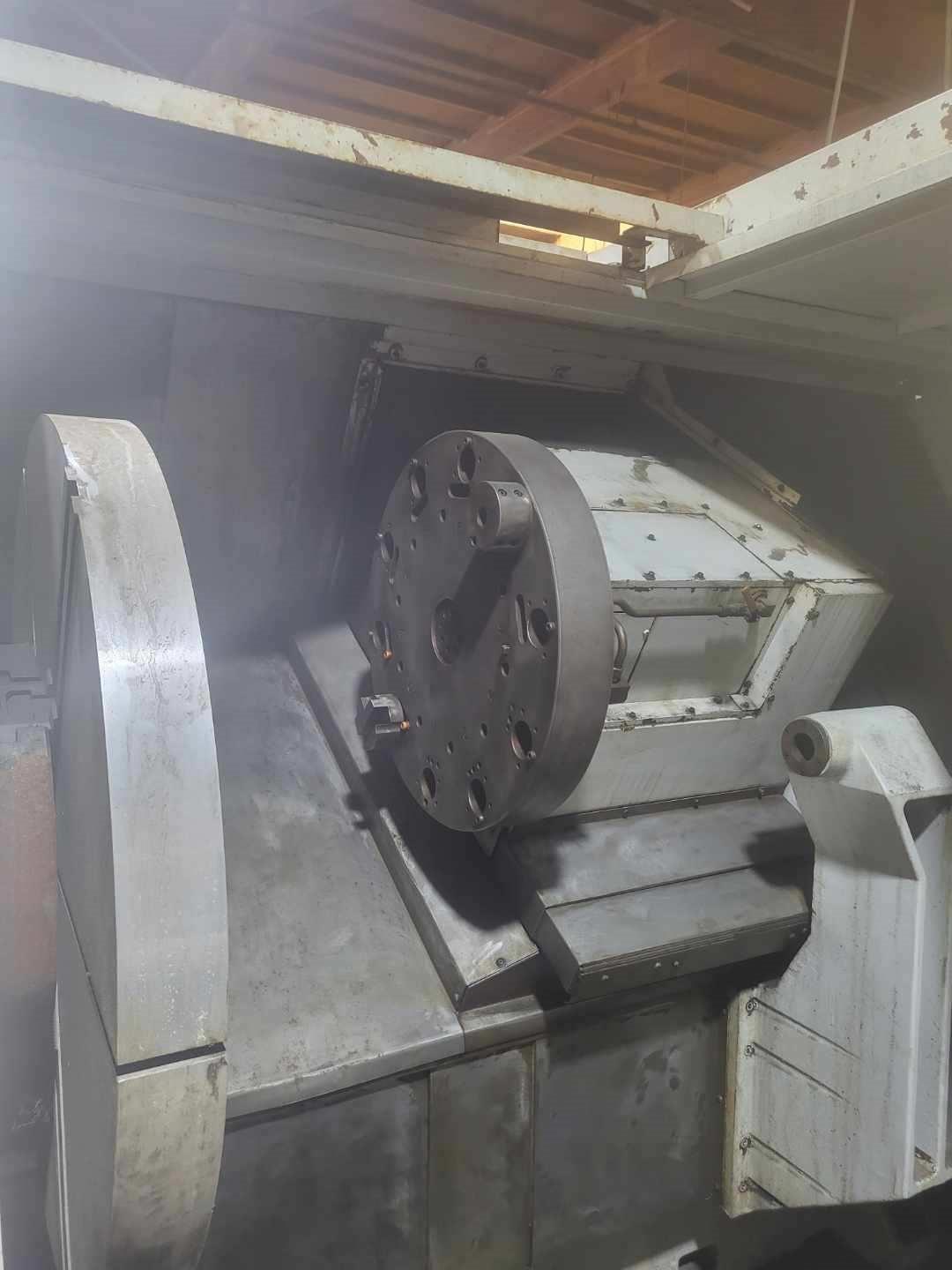 Haas #HL-6, CNC lathe, 40" swing, 15" chuck, 25" dia., 44" lgth, 51" centers, 30 HP, 1999 - Image 3
