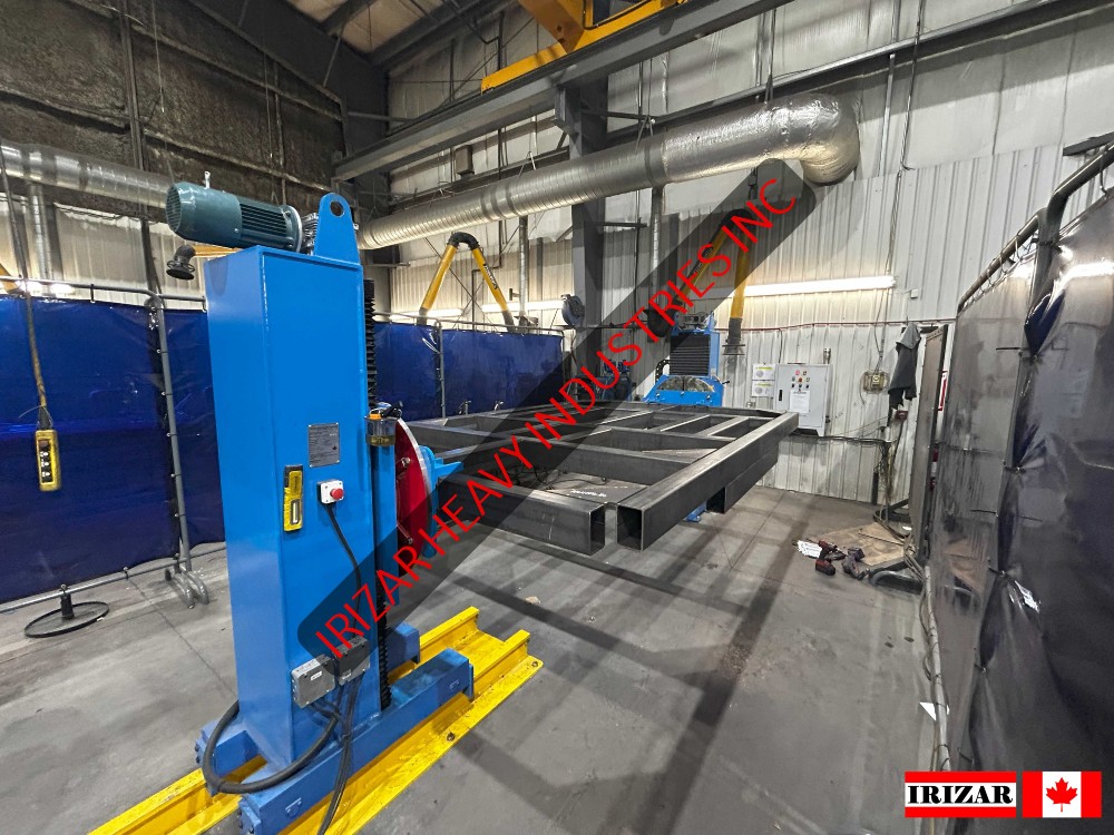 22000 lb. Irizar #HT-10, head and tailstock, 27.5" stroke, motorized - Image 3