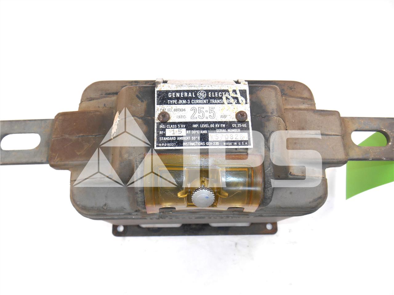 GE Jkm-3 Current Transformer 25:5 Bar Type - Image 3