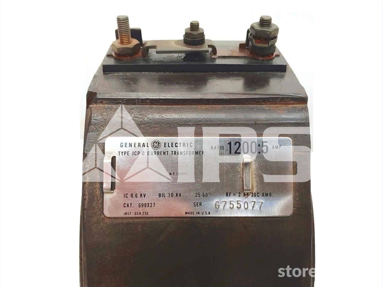 GE Jcp-0 Current Transformer 1200:5 Window Type, Tear Drop - Image 2