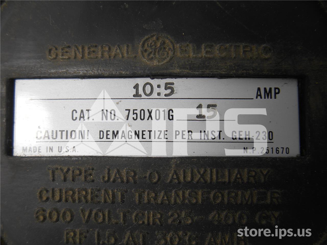 GE Jar-0 Current Transformer 10:5 Encapsulated, Can Type - Image 4