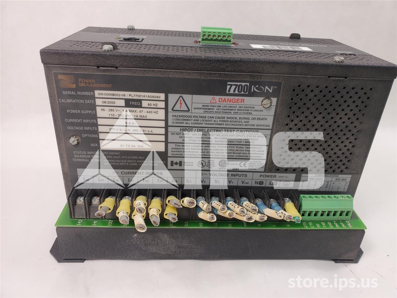 GE 7700 Ion Electronic Power Measurment Meter Xpress Card With Mgt - Image 3