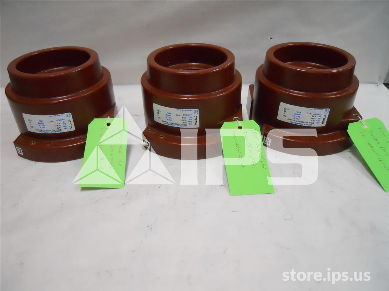 ABB Mc-5 Current Transformer 200:5 New C20, 5kv, 60 KV Bil, Window Style - Image 1