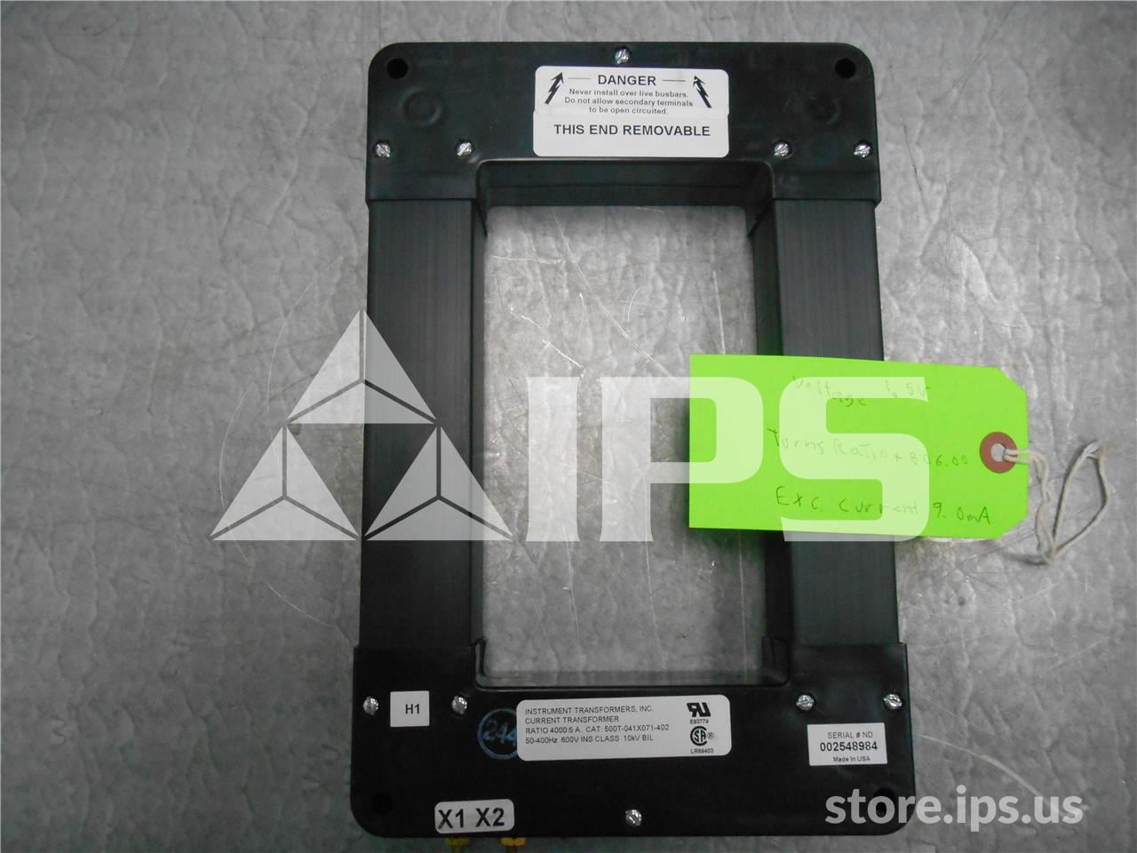 Iti Model 500 Split Core Current Transformer 4000:5 Unused Surplus C20 - Image 2