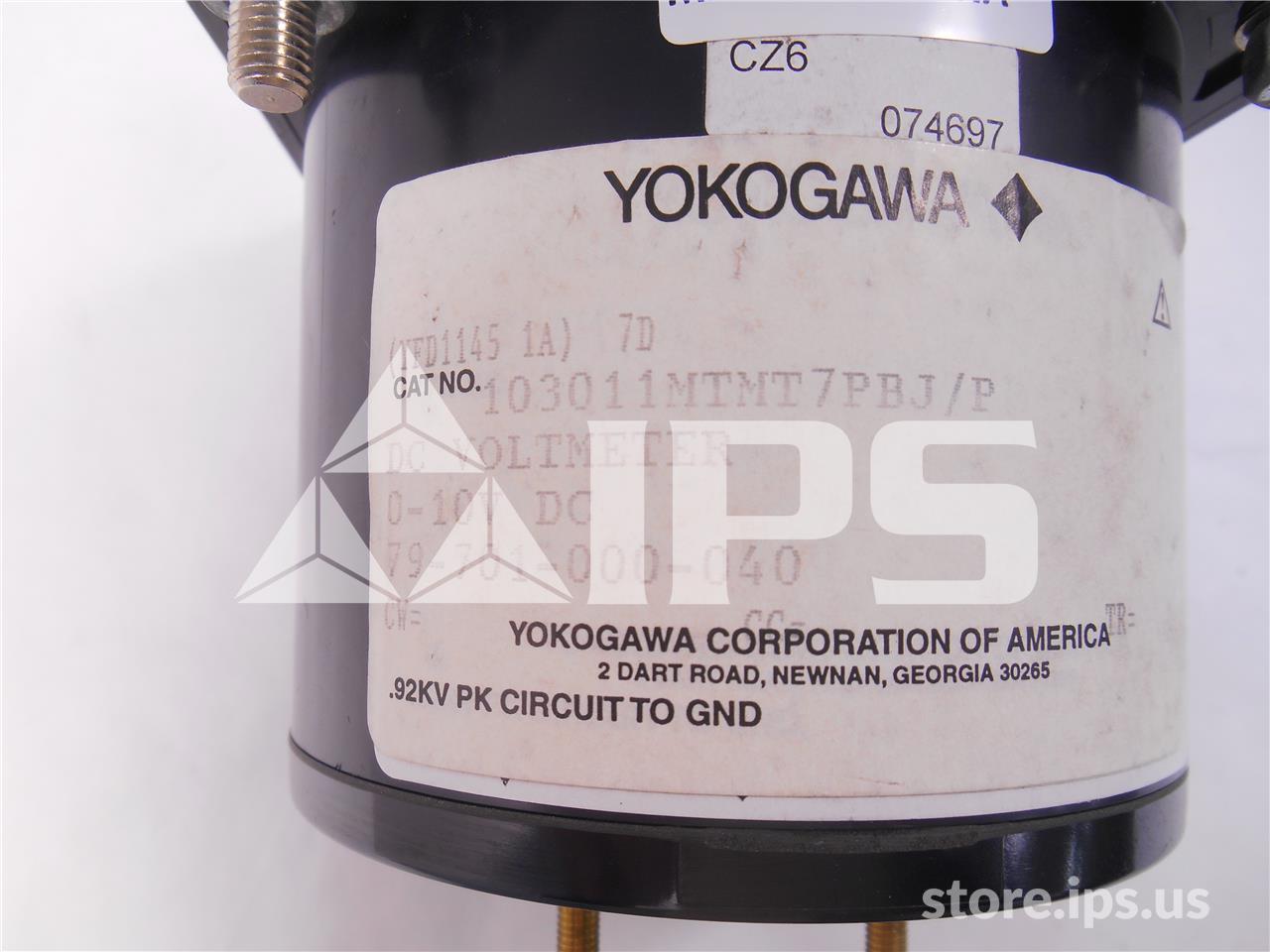 Yokogawa DC Ammeter Meter 0-400 Amps DC Full Scale, 10vdc, 1 Amps Max - Image 2