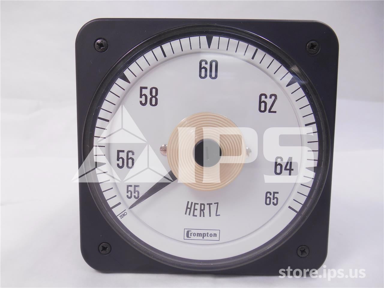 Crompton Switchboard Frequency/hertz Meter 55-65hz Full Scale, 130 Volts AC Max - Image 1