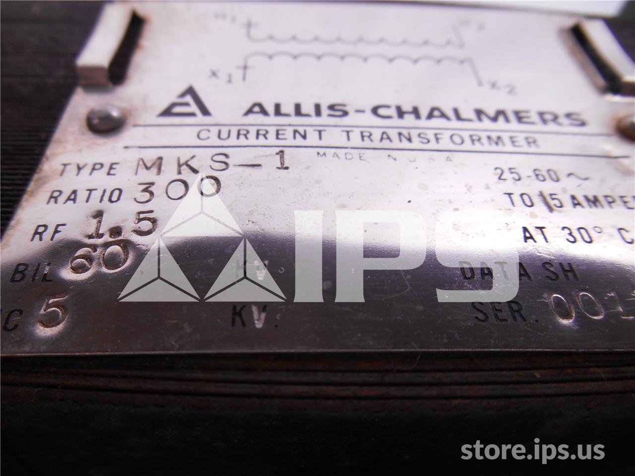 AC Type Mks-1 Current Transformer 300:5 Bar Type, 5kv, 60 KV Bil - Image 2
