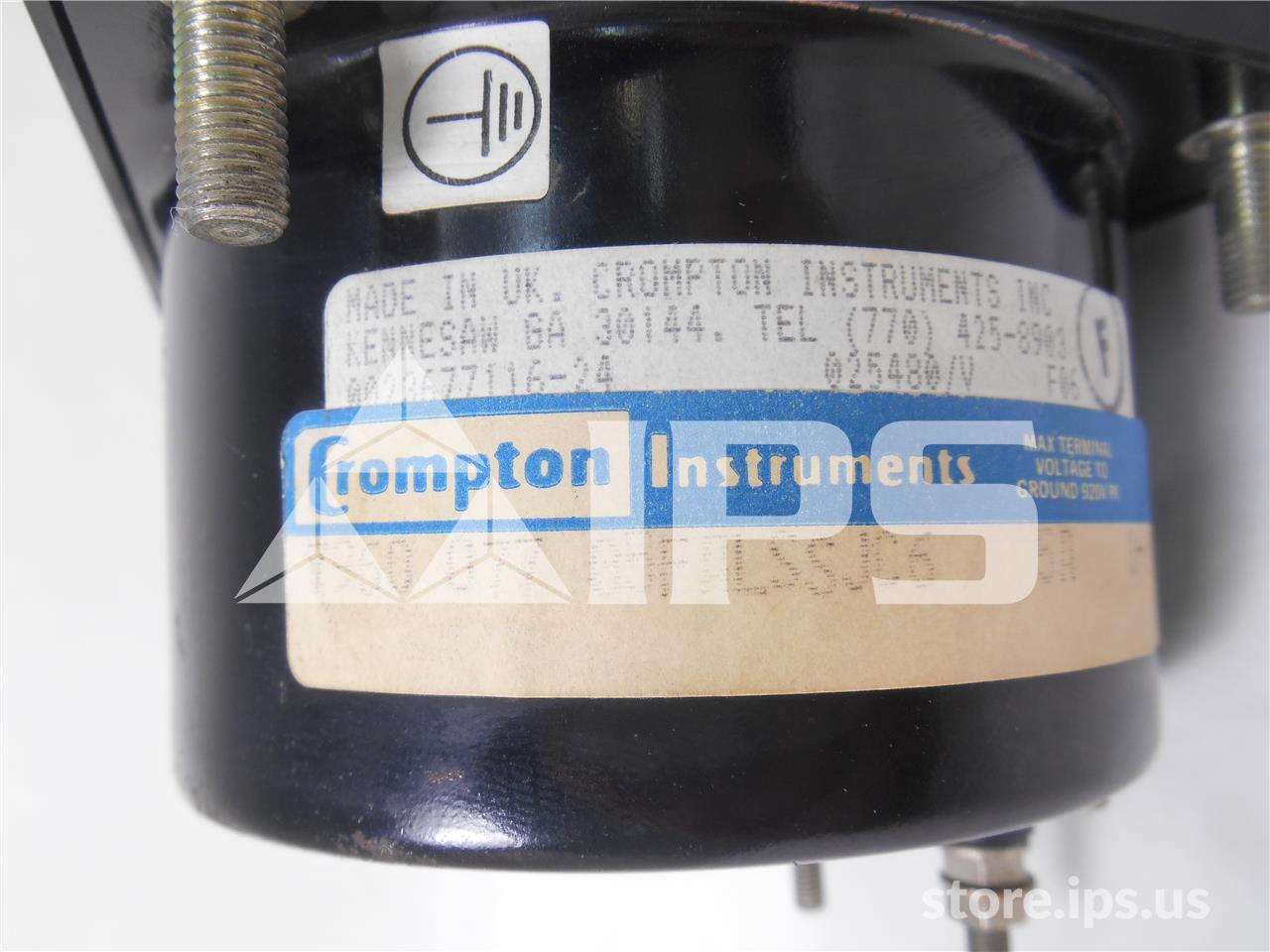 Crompton Switchboard AC Ammeter 0-600 Full Scale, 5 Amps Max - Image 2