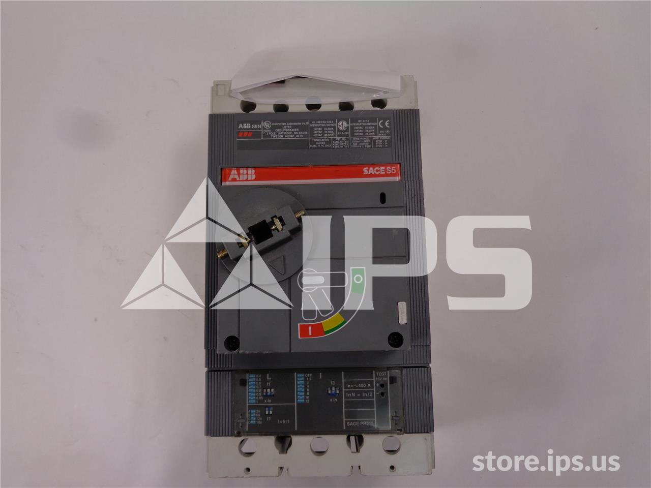 ABB Sace Isomax S5n Mccb, 400at Generic Item Number - Image 1