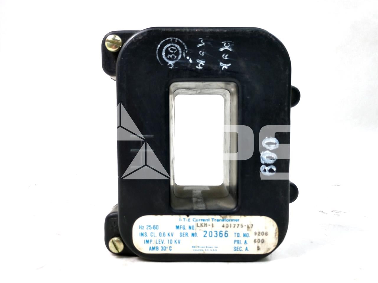 ITE Lkm-1 Current Transformer 600:5 For Lk Switchgear - Image 1