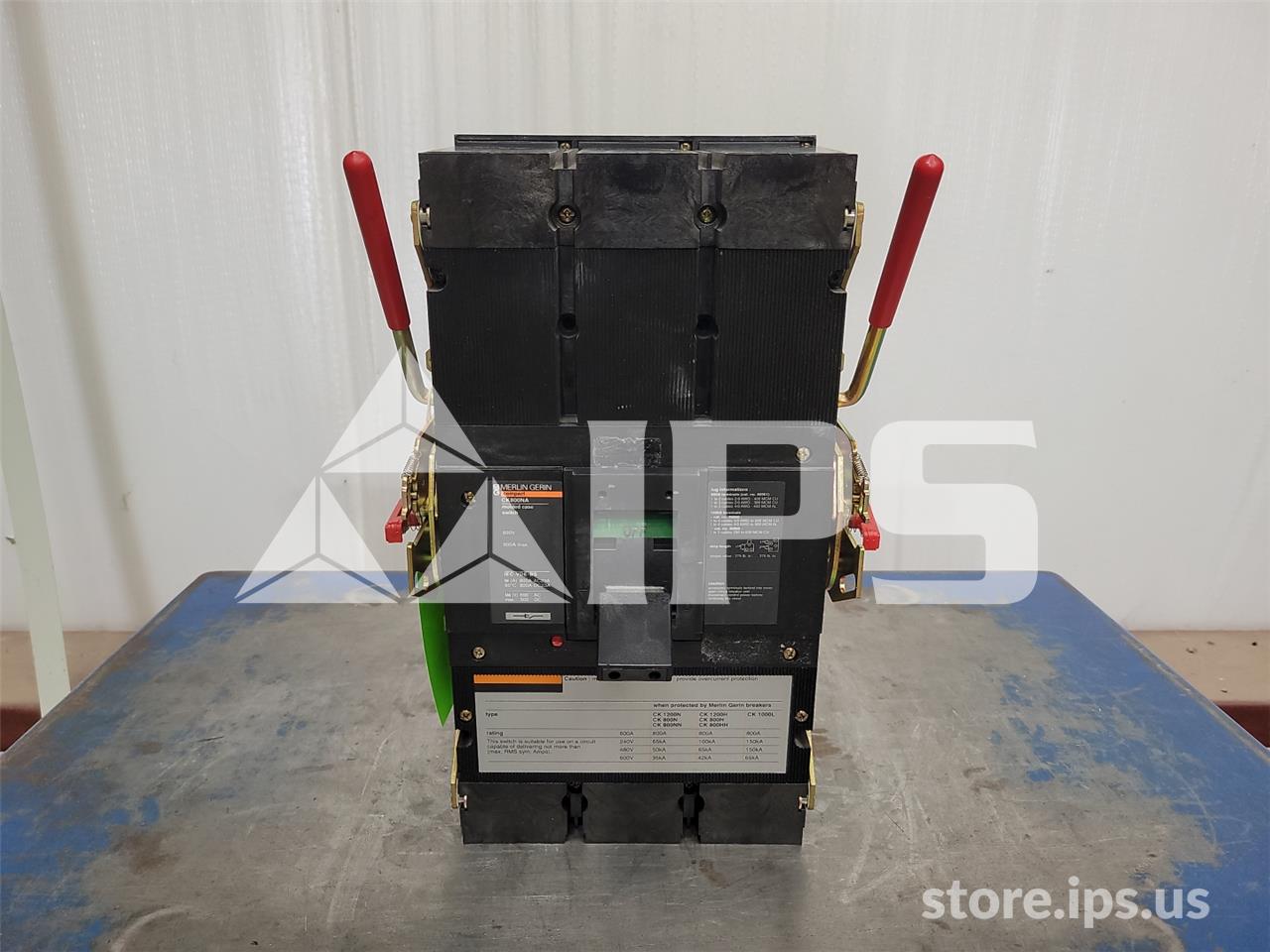 Square D Merlin Gerin Ck 800 Mccb 24 Volts DC Shunt Trip, With Standard Srawout Assembly - Image 1