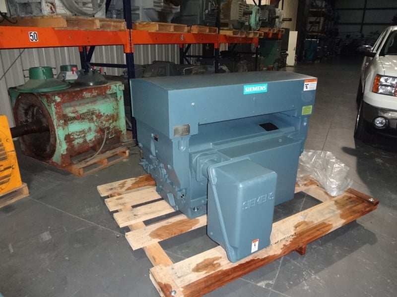 600 HP 3600 RPM Siemens, Frame 5010S, weather protected enclosure type 2, SB, new, 2300/4000 Volts - Image 2
