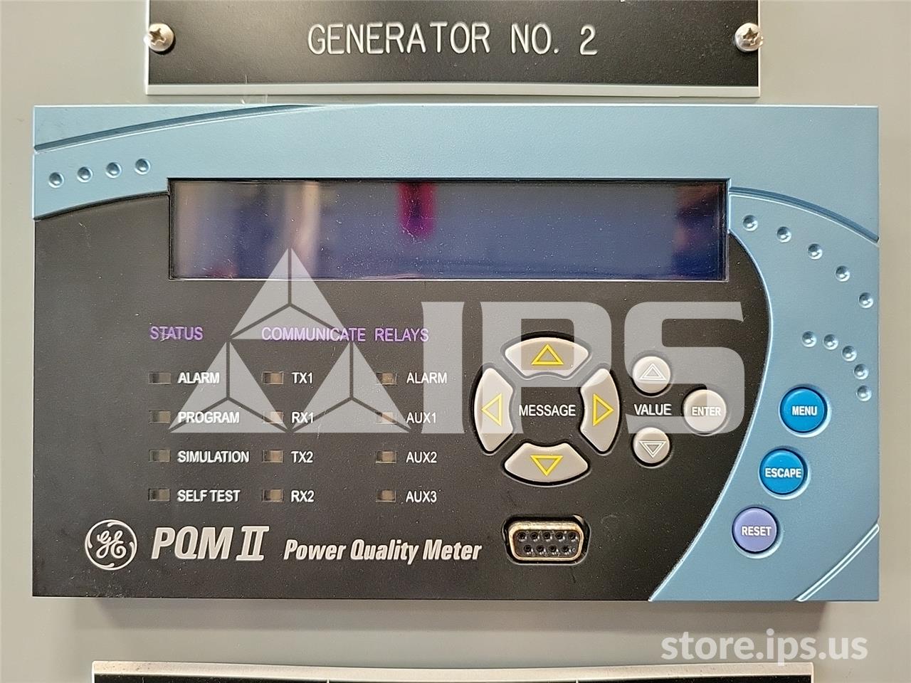 GE Multilin Pqm Ii Digital Power Quality Meter 90-300vdc/70-265 Volts AC - Image 1
