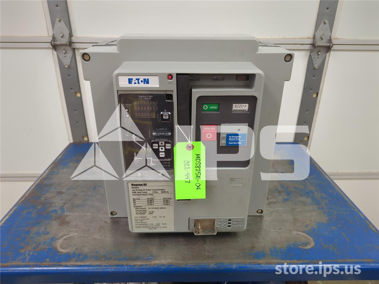 2500 Amps Ch Mds8253wea251xawan6ynnnax Eo/do (mds825) 120 Volts AC Control, Digitrip 1150 Plus Lsig, 2500 - Image 1