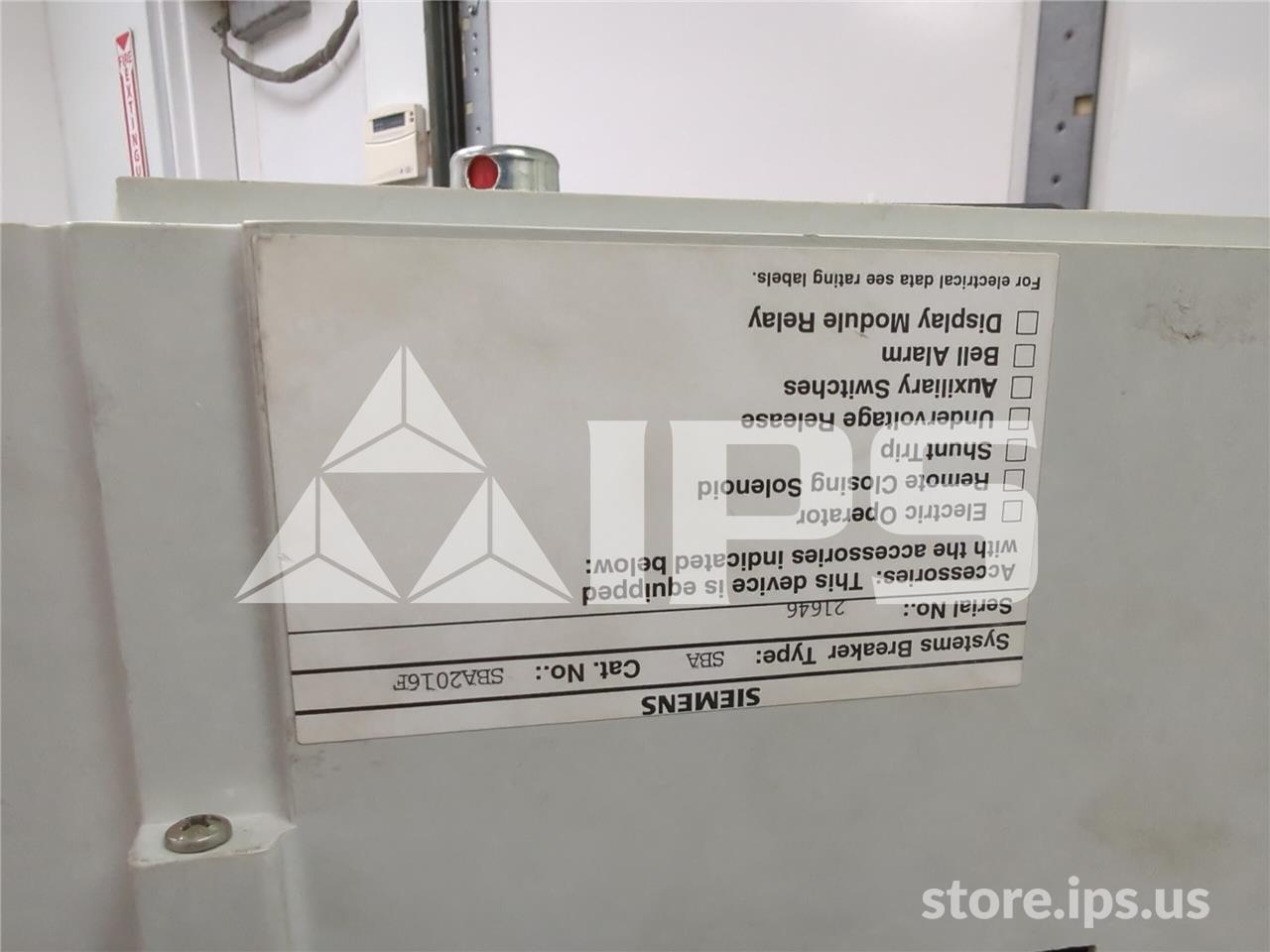 1600 Amps Sa Sba 1600 Mo/bi (sba20) Sb16tlsig, 1200 Amps Rp - Image 2