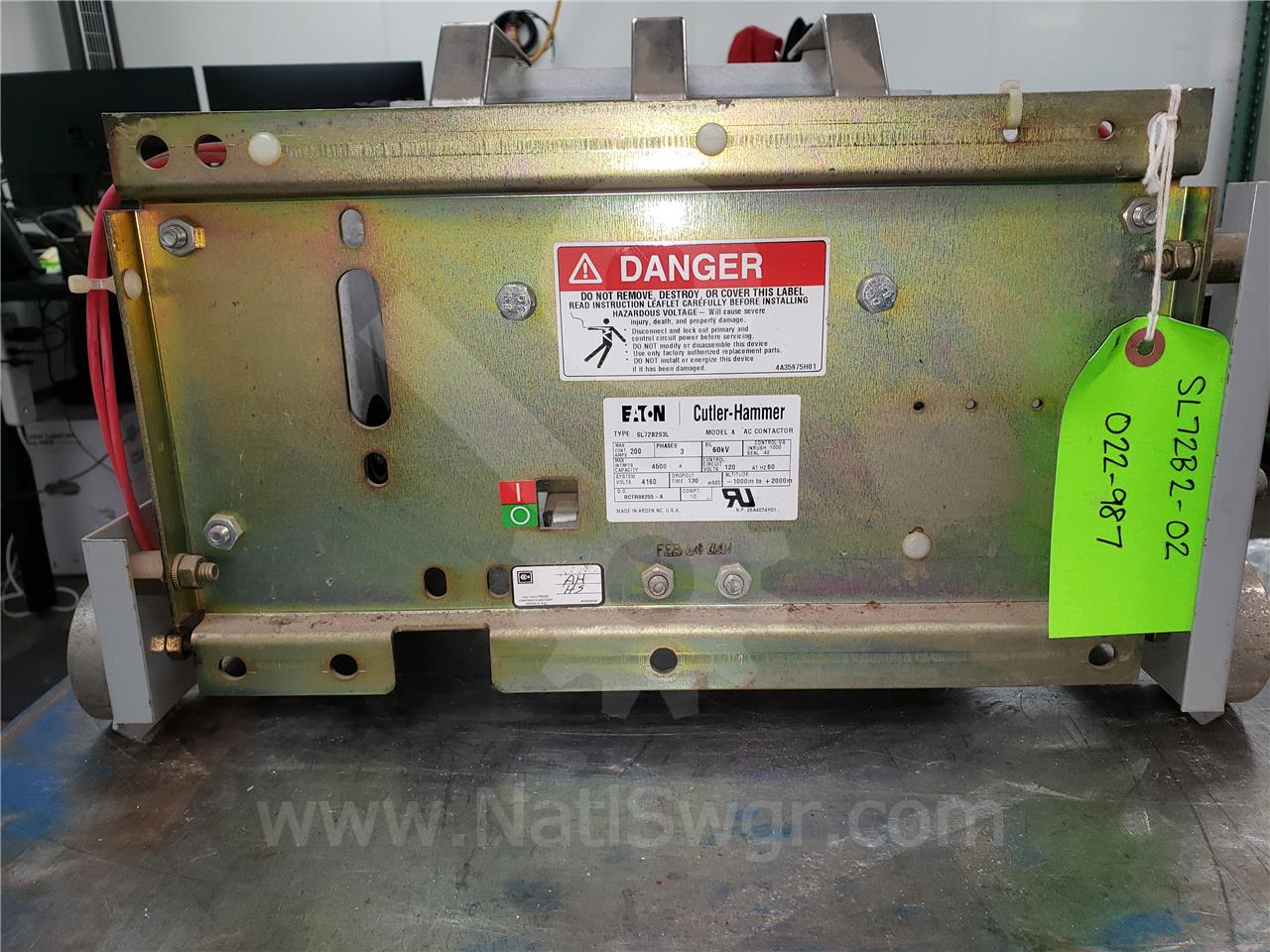 200 Amps Ch Ampgard Sl Vacuum Contactor 120 Volts AC Control - Image 3
