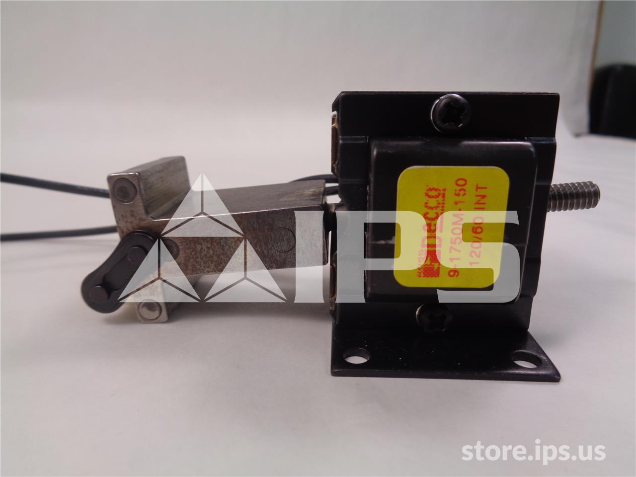 Decco 120 Volts AC Horizontal Pull Solenoid Assembly New With Plunger, U-stack, And Mounting - Image 1