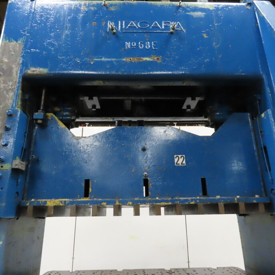 130 Ton, Niagara #68E, Double Crank Stamping Press 480V 3Ph 8" Stroke Tested - Image 4