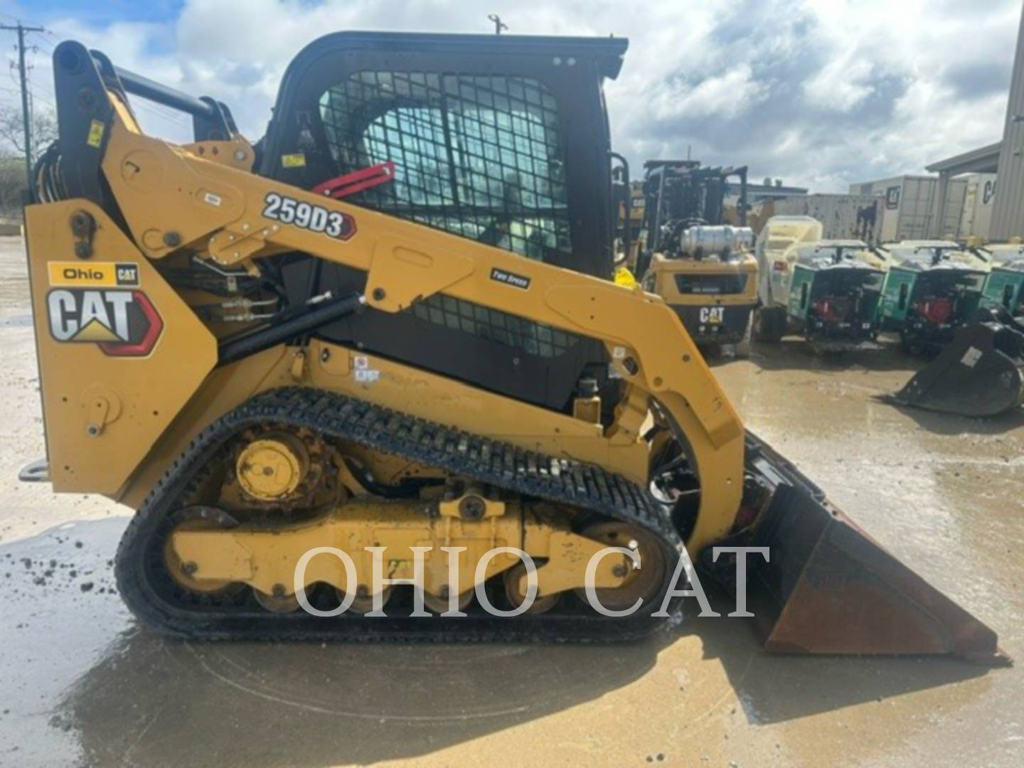 Cat 259D3 C3H2, Skid Steer Loader, 1390 hours, S/N: CW912736, 2021 - Image 10
