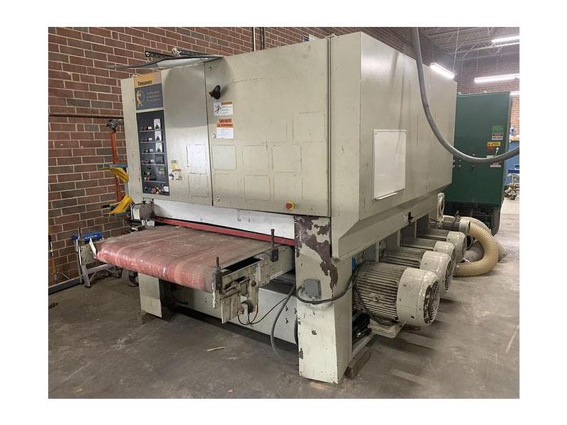 52" x 103" Timesavers #252-4-IC, belt sander, 4-head, 6" opening, 15-45 FPM - Image 1