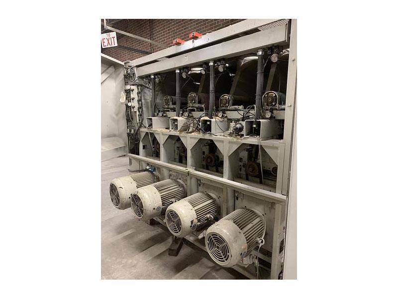 52" x 103" Timesavers #252-4-IC, belt sander, 4-head, 6" opening, 15-45 FPM - Image 4