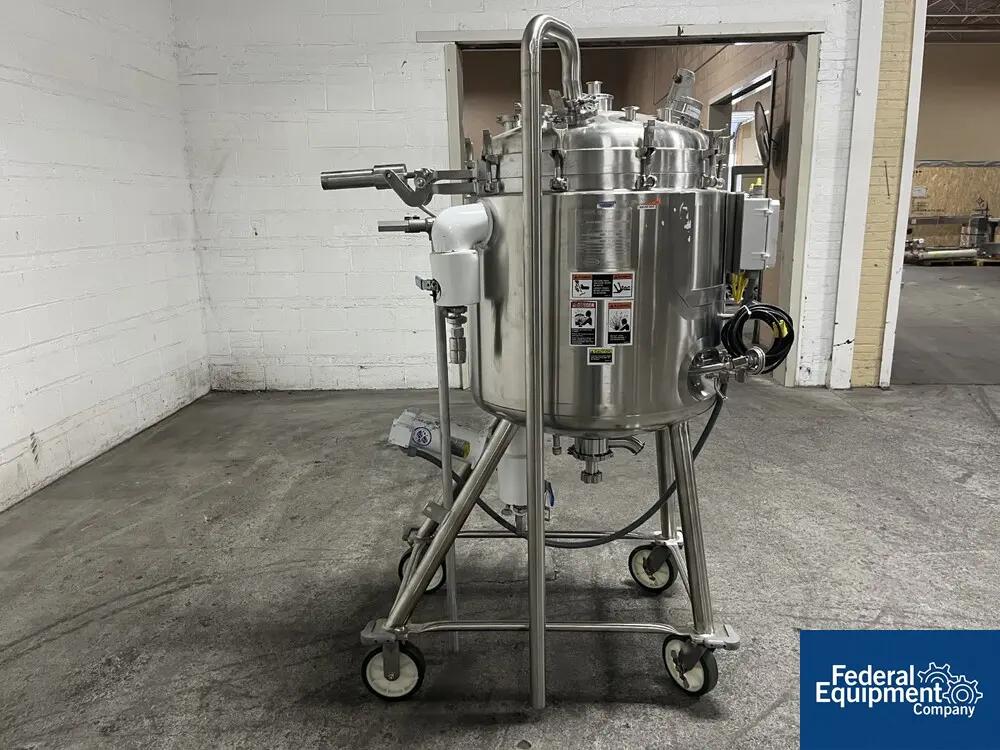 66 gallon Walker Reactor, 250 Liter, 316L Stainless Steel, 45/150 psi, 28" diameter x 20" straight side - Image 3