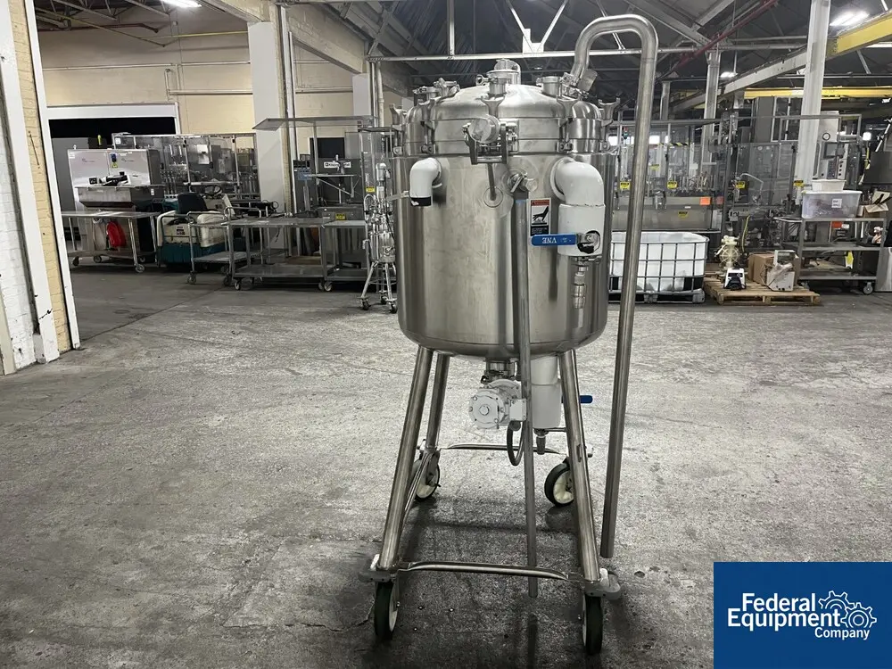 66 gallon Walker Reactor, 250 Liter, 316L Stainless Steel, 45/150 psi, 28" diameter x 20" straight side - Image 4