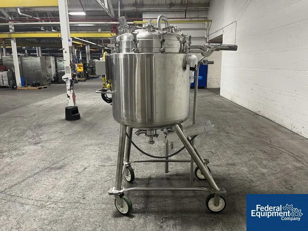 66 gallon Walker Reactor, 250 Liter, 316L Stainless Steel, 45/150 psi, 28" diameter x 20" straight side - Image 5