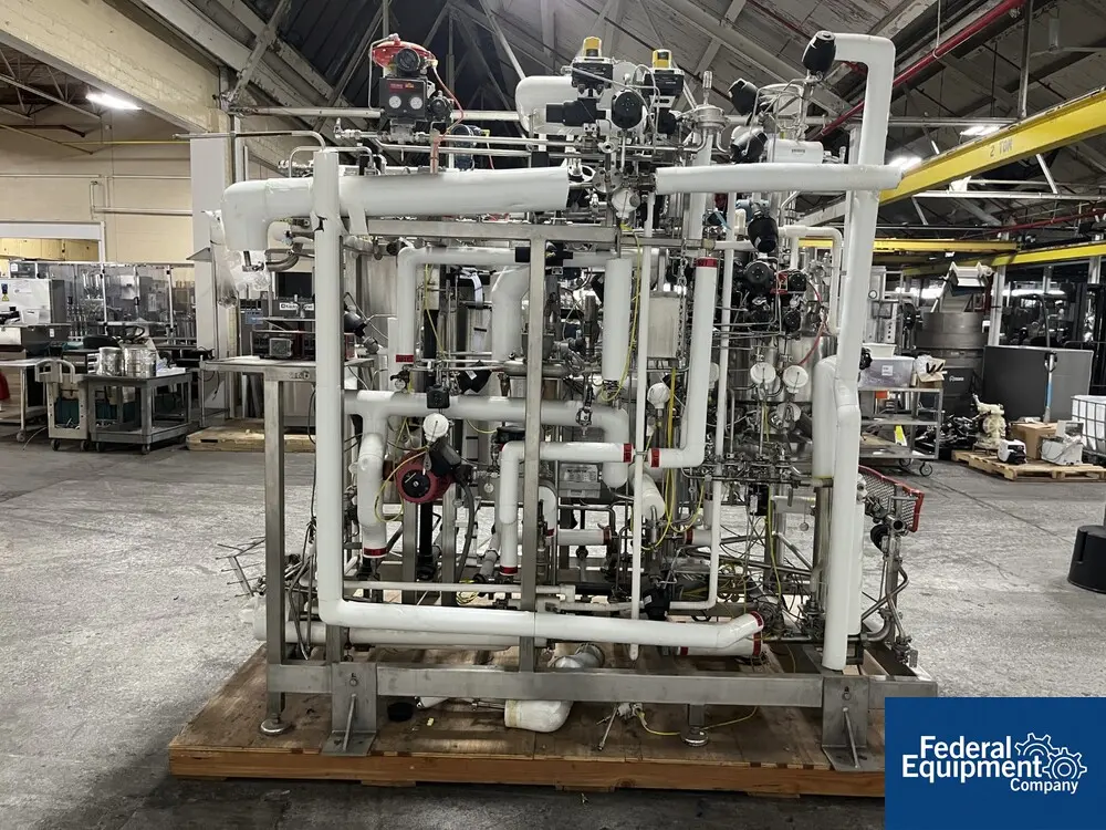 T & C Stainless 15.8 gallon T & C Reactor Skid, 60 Liter, 316L Stainless Steel, 45/150 psi, 16" diameter x - Image 4
