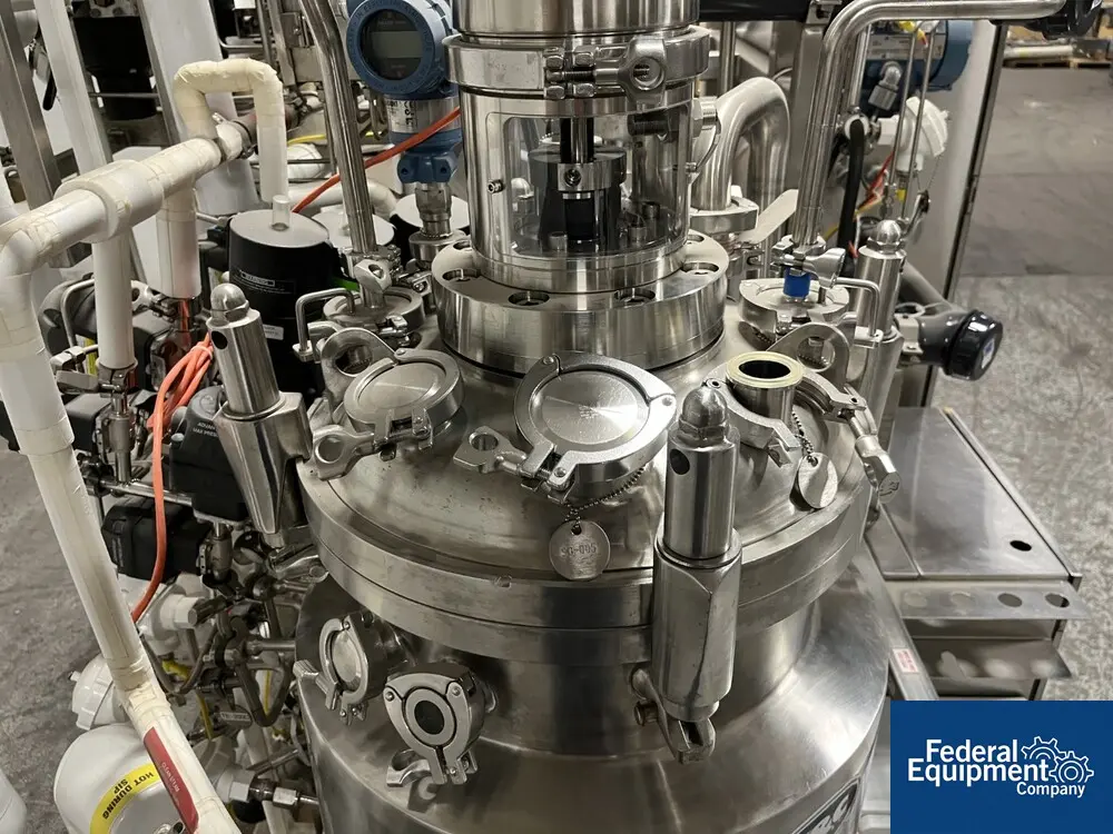 T & C Stainless 15.8 gallon T & C Reactor Skid, 60 Liter, 316L Stainless Steel, 45/150 psi, 16" diameter x - Image 7
