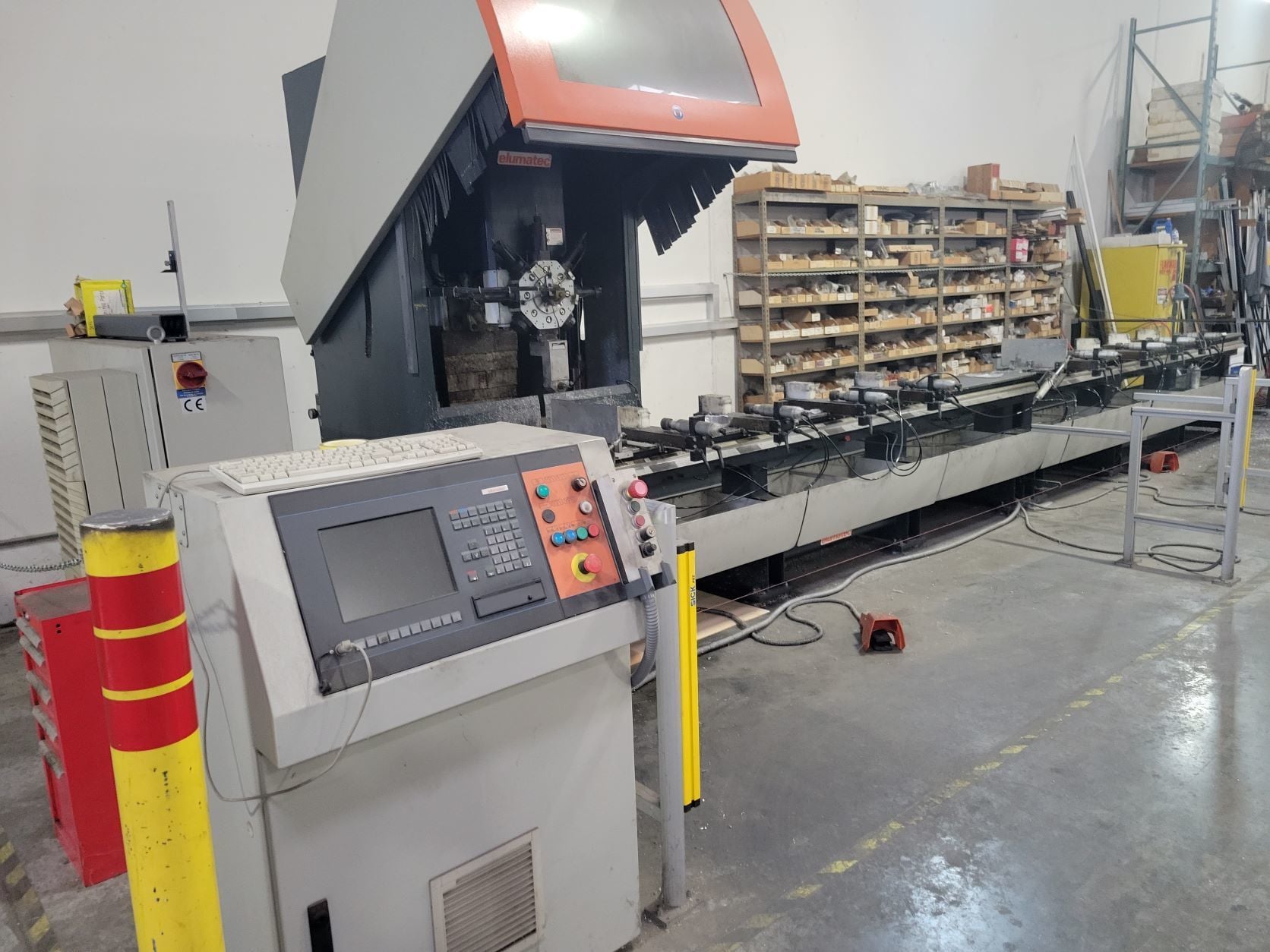 Elumatec #SBZ-130, CNC vertical machining center, 8 automatic tool changer, 370.9" X, 15.7" Y, 10.4" Z, 6000 - Image 1