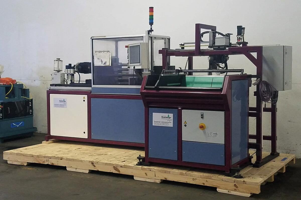 3/4" (20mm) Rosenberger #RU-8 All Electric End Former with RM-1000P Automatic Loader - Image 2