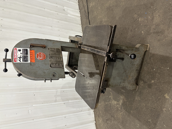 8-3/4" x 8-1/2" Rollin #SF8590, vertical band saw, 9' x 3/4" blade, 70-525 SFPM, 8-3/4" throat, 8.5" under - Image 1