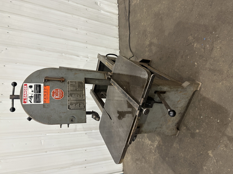 8-3/4" x 8-1/2" Rollin #SF8590, vertical band saw, 9' x 3/4" blade, 70-525 SFPM, 8-3/4" throat, 8.5" under - Image 3