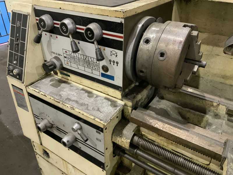 16"/20" x 40" Jet #1440-3PGH, gap bed engine lathe, 10" 3-jaw chuck, 3-1/16" hole, 40-1600 RPM, foot brake - Image 4