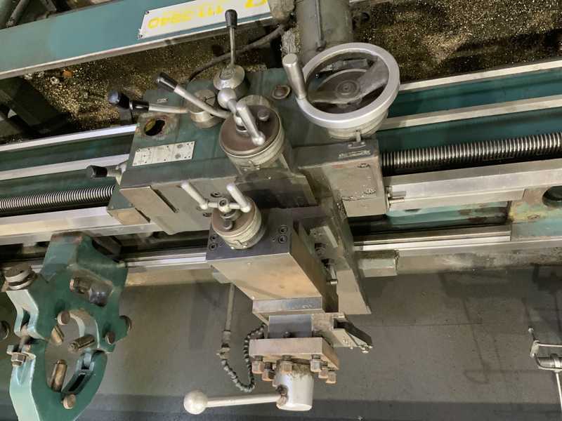 19-1/2" x 78" ENCO #11.1-3940 engine lathe, 12" 6-jaw chuck, 3-1/8" hole, 4-way tool post, Accurite 2-Axis - Image 3