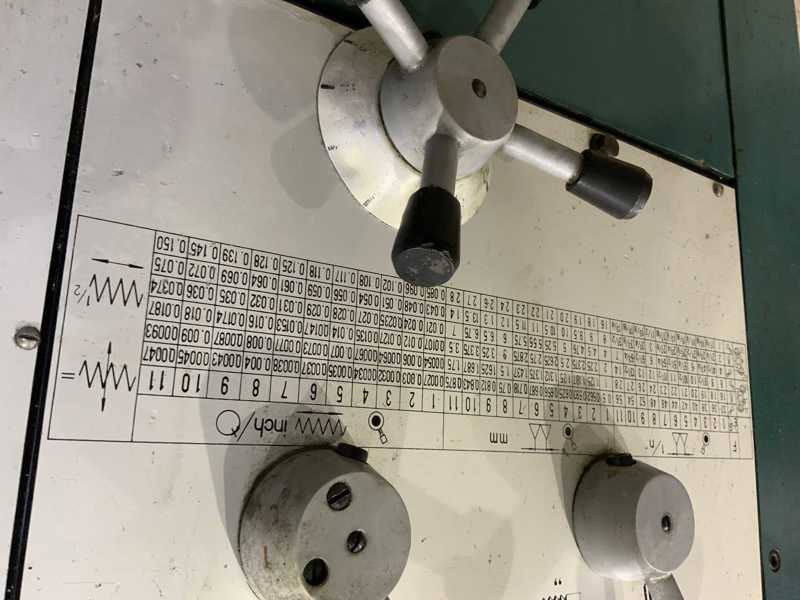 19-1/2" x 78" ENCO #11.1-3940 engine lathe, 12" 6-jaw chuck, 3-1/8" hole, 4-way tool post, Accurite 2-Axis - Image 6