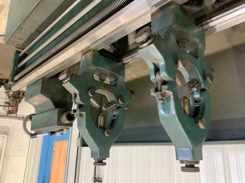 19-1/2" x 78" ENCO #11.1-3940 engine lathe, 12" 6-jaw chuck, 3-1/8" hole, 4-way tool post, Accurite 2-Axis - Image 9