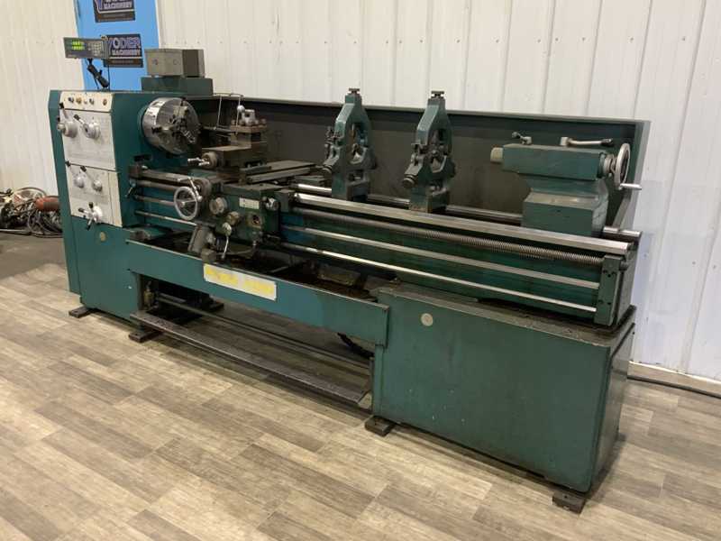 19-1/2" x 78" ENCO #11.1-3940 engine lathe, 12" 6-jaw chuck, 3-1/8" hole, 4-way tool post, Accurite 2-Axis - Image 10