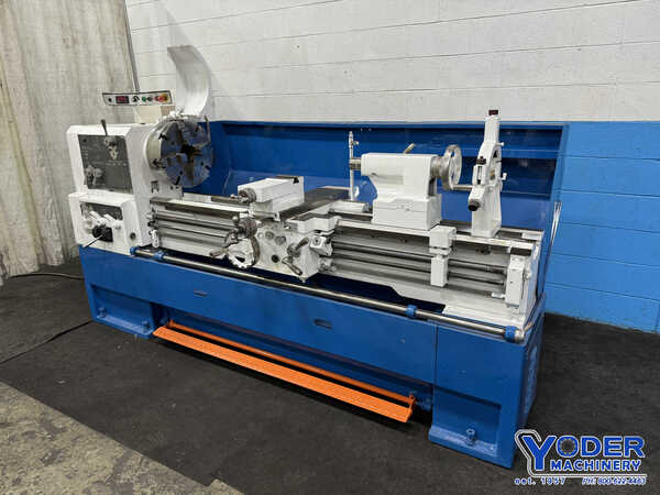 20"/24" x 57" Milltronics #HML2060, engine lathe, 12" gap length, 3" hole, 30-2200 RPM, thread dial, taper - Image 1