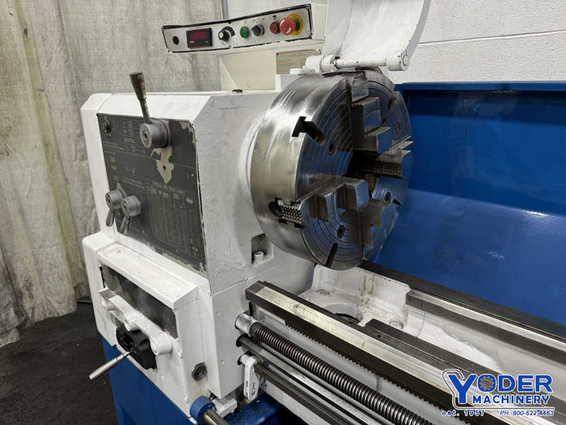 20"/24" x 57" Milltronics #HML2060, engine lathe, 12" gap length, 3" hole, 30-2200 RPM, thread dial, taper - Image 5