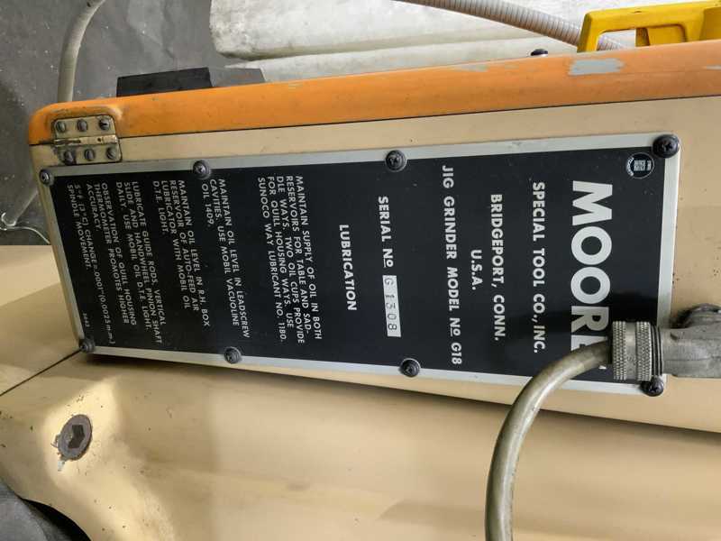 Moore #3, jig grinder, 3-5/8" spindle, 40-240 SPM, 1989 - Image 8