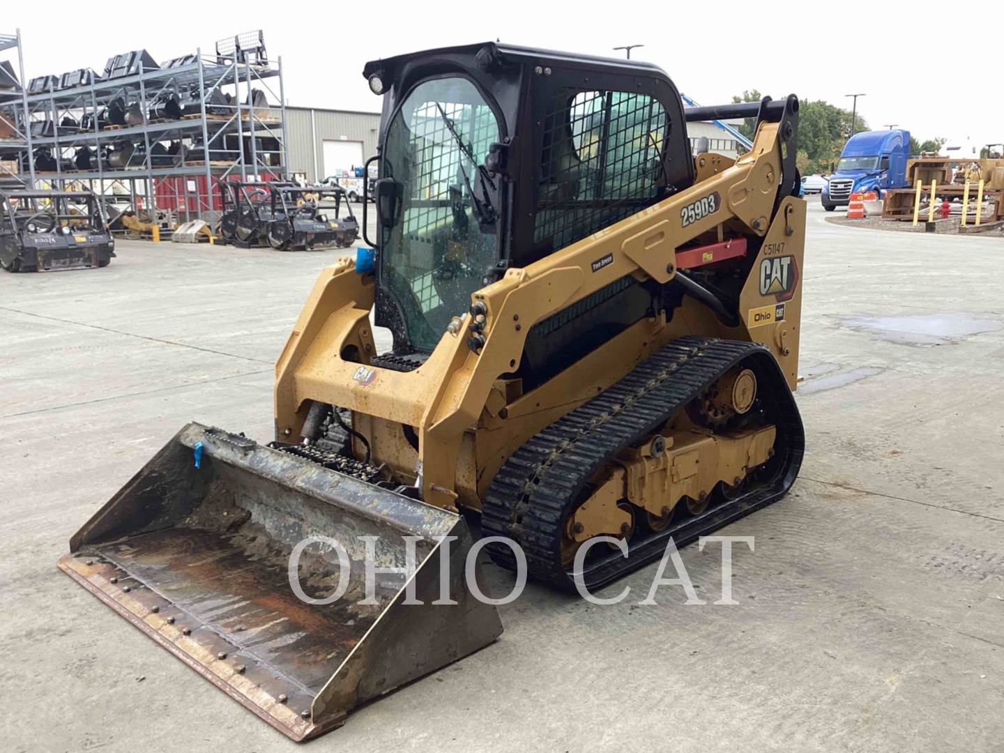 Cat 259D3 C3H2, Skid Steer Loader, 1096 hours, S/N: CW906790, 2020 - Image 1