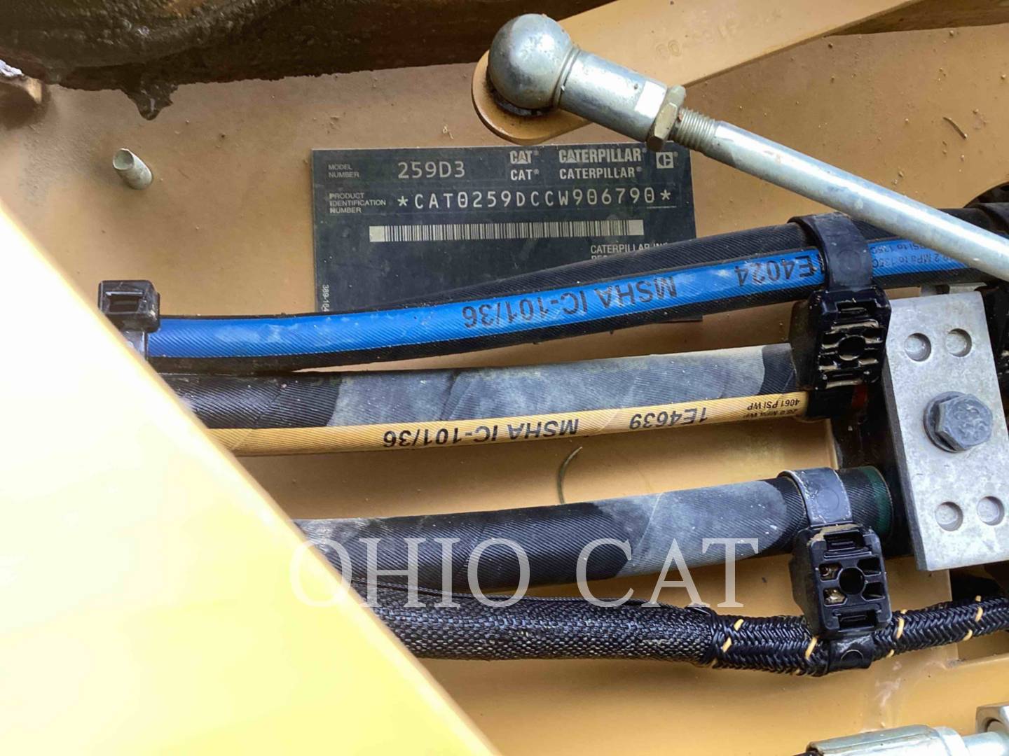 Cat 259D3 C3H2, Skid Steer Loader, 1096 hours, S/N: CW906790, 2020 - Image 6