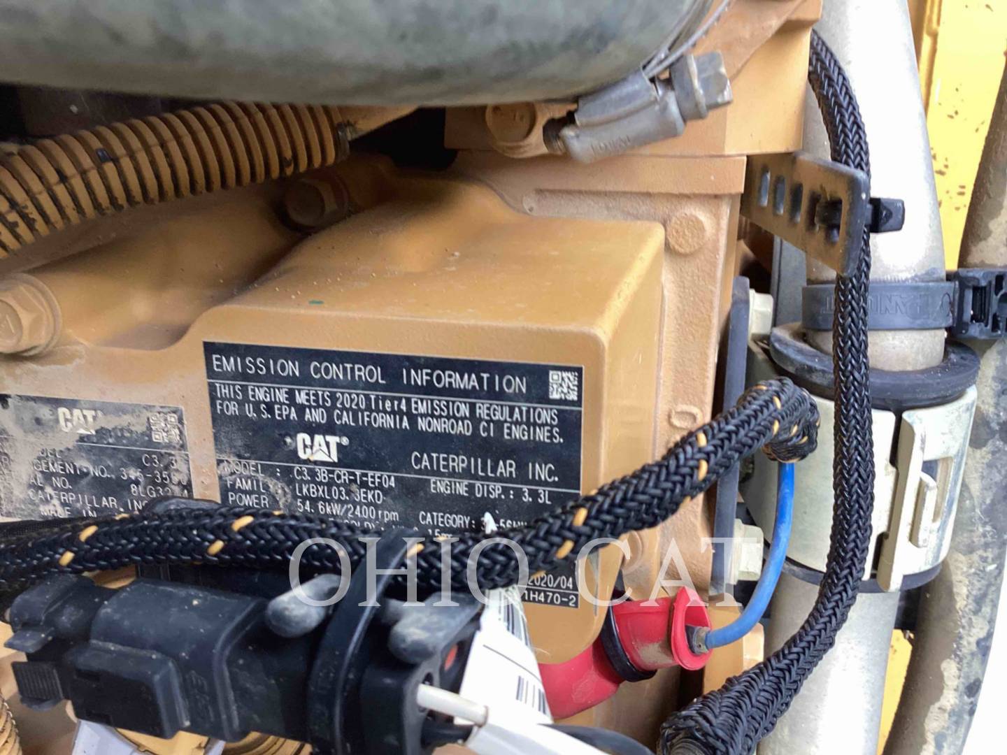 Cat 259D3 C3H2, Skid Steer Loader, 1096 hours, S/N: CW906790, 2020 - Image 8