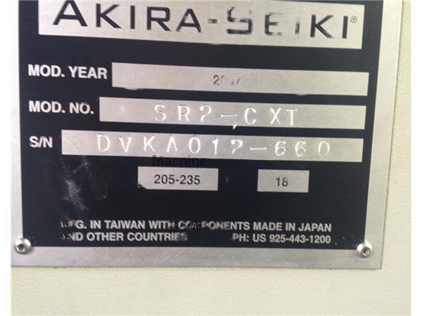 Akira-Seiki #Performa-SR-2-CXT, CNC vertical machining center, 19 automatic tool changer, 27" X, 16" Y, 9000 - Image 3