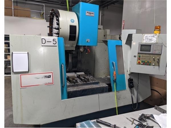 Akira-Seiki #Performa-V3, CNC vertical machining center, 32" X, 21" Y, Mitsubishi Control, 2000 - Image 2