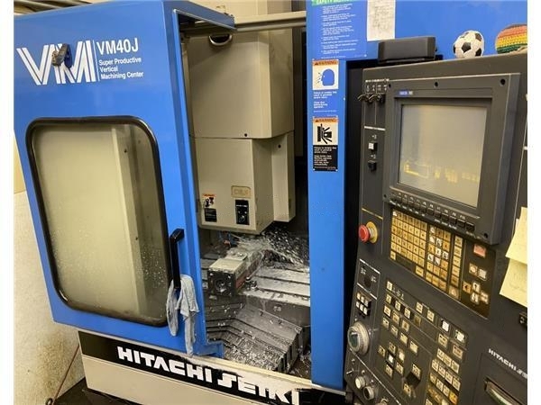 Hitachi-Seiki #VM40J, CNC vertical machining center, 30 automatic
