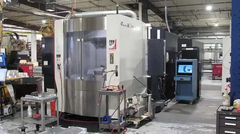 Makino #A61NX-5E, 60 automatic tool changer, 28.7" X, 28.7" Y, 26.8" Z, 24000 RPM, HSK-A63 taper, 80 HP - Image 1