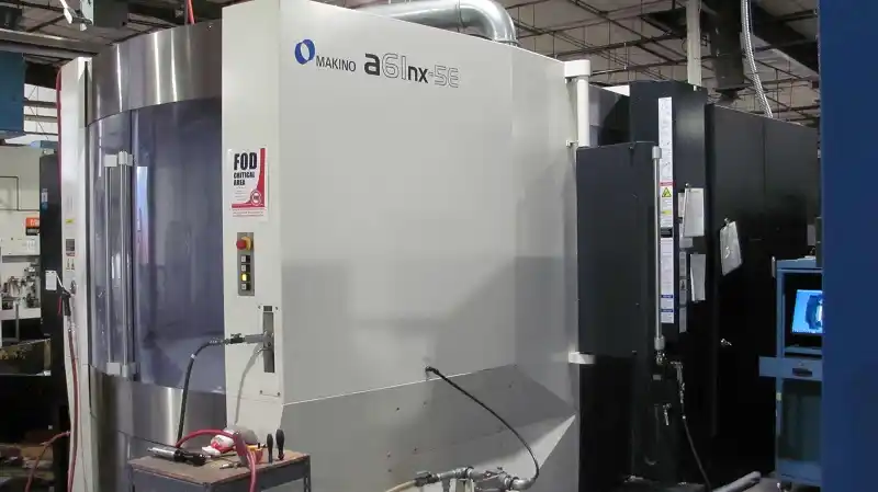 Makino #A61NX-5E, 60 automatic tool changer, 28.7" X, 28.7" Y, 26.8" Z, 24000 RPM, HSK-A63 taper, 80 HP - Image 3
